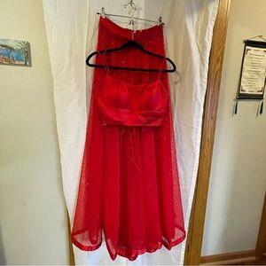 Sherri Hill Vibrant Red Prom Dress